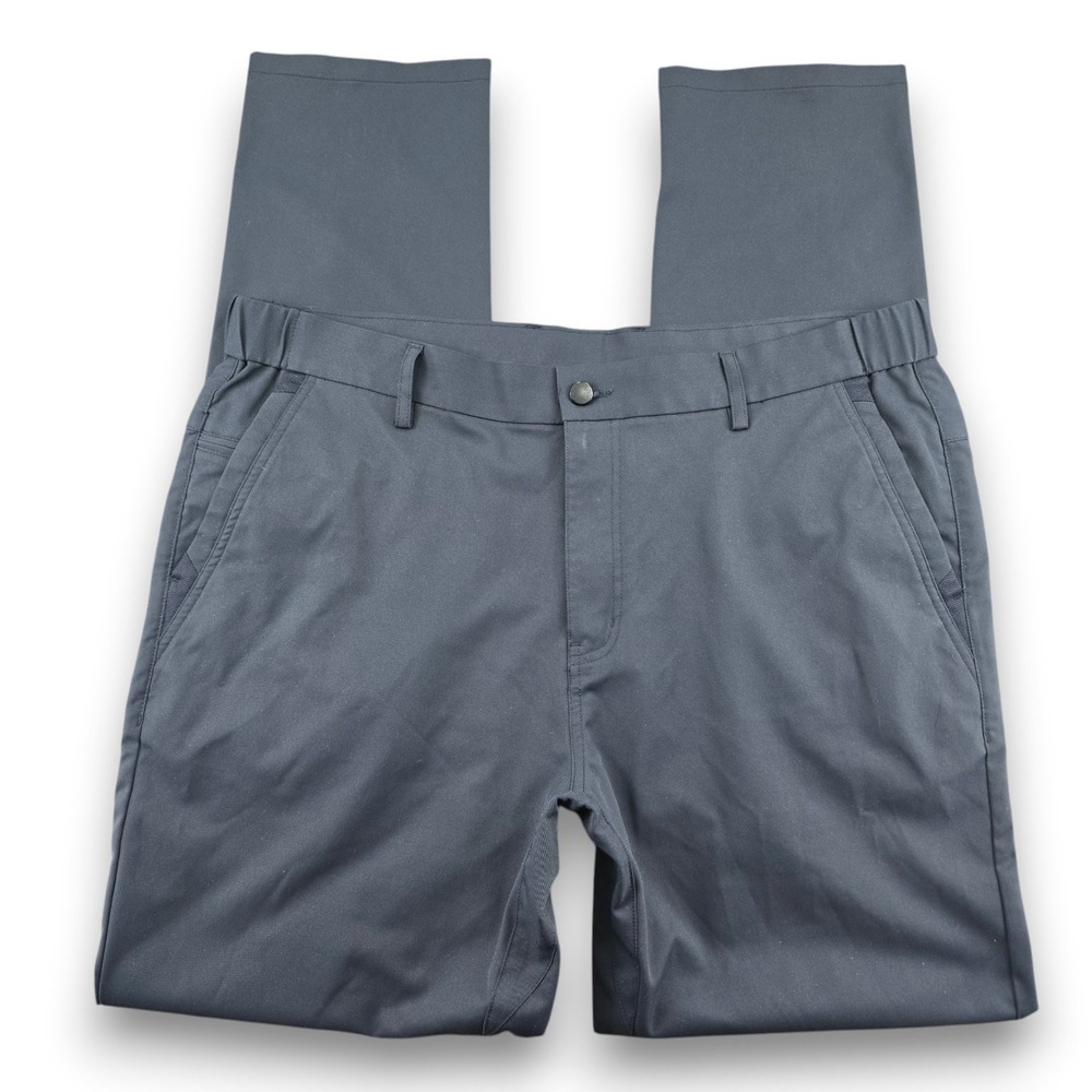 Jack Archer Jetsetter Tech Pants Mens 36x34 Blue Polyester Stretch Straight Golf